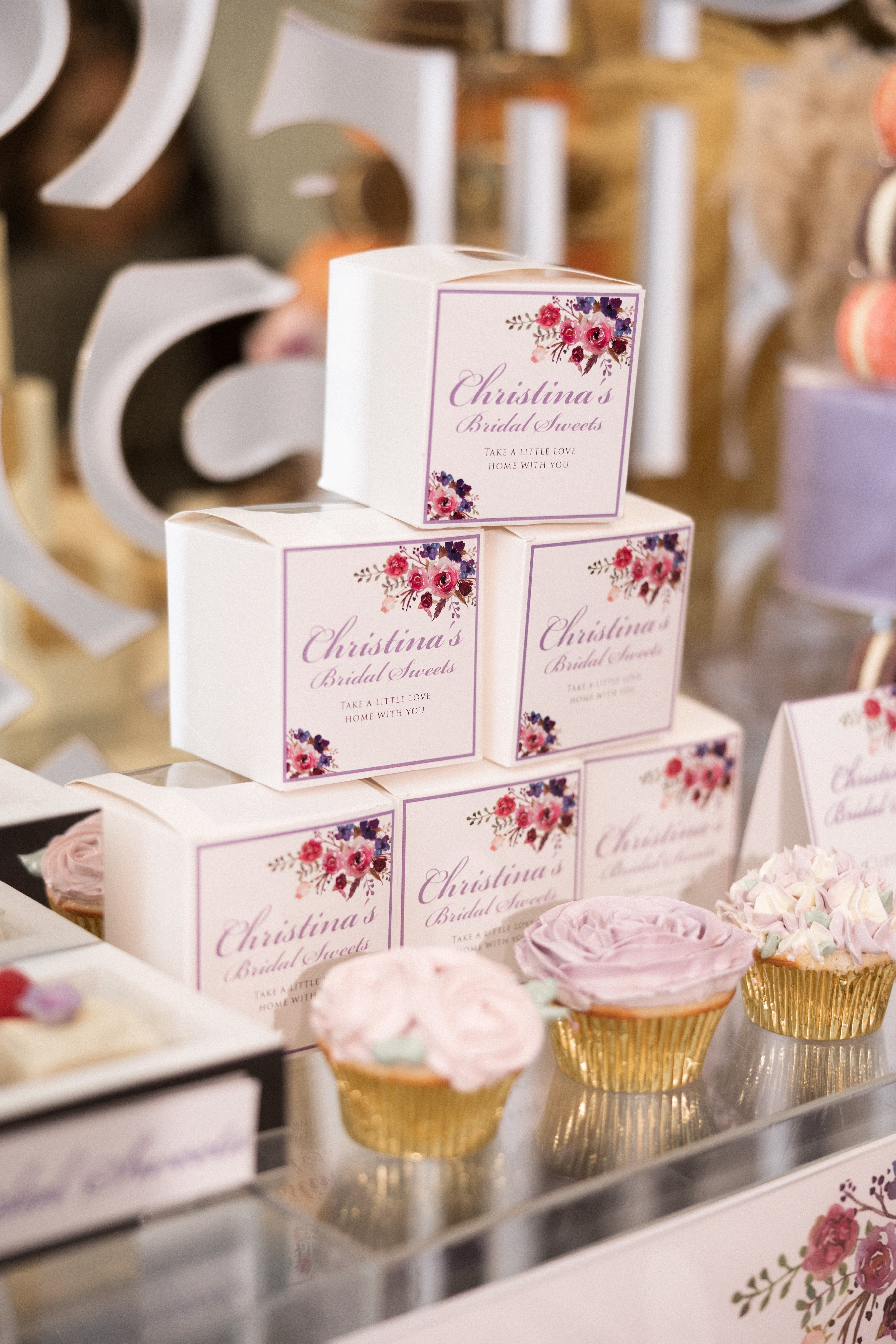Lavender Garden Theme Dessert Bar and Golden Gates Rental