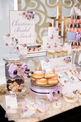 Lavender Garden Theme Dessert Bar and Golden Gates Rental