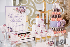 Lavender Garden Theme Dessert Bar and Golden Gates Rental