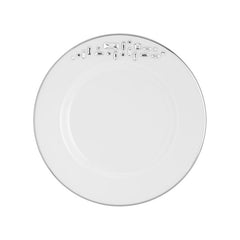 Diana Black Bread &amp; Butter Plate&#44; Platinum