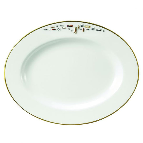 Diana Gold 12&quot; Oval Platter
