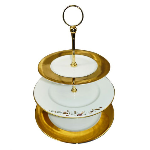 Diana Gold 3-Tier Cake Stand