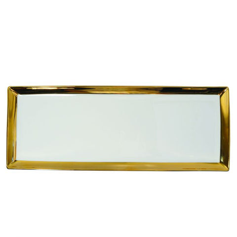 Diana Gold 15&quot; Sandwich/ Cake Tray