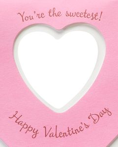Donut heart Valentine's Day Greeting Card