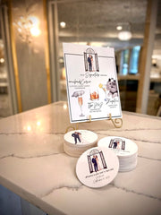 Modern Chic Coasters (Set of 50)