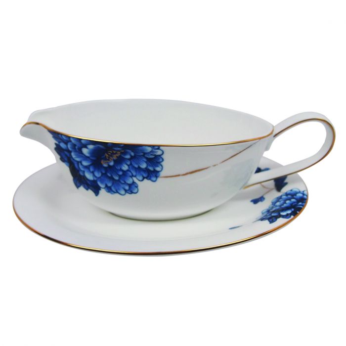 Emperor Flower Gravy Boat & Saucer