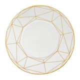 Gem Cut Gold 10.5 Dinner Plate