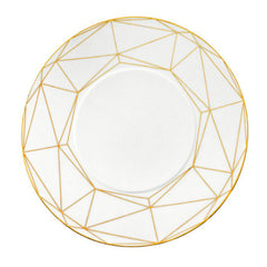 Gem Cut Gold Salad / Dessert Plate