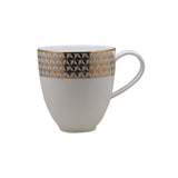Gem Cut Gold Mug/ Coffee Cup