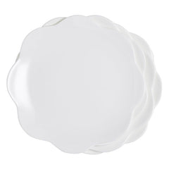 Geometrica White Canapé Plate Set of 4