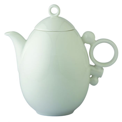 Geometrica White Teapot