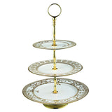 Golden Leaves 3-Tier Cake Stand