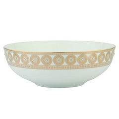 Golden Leaves Serving Bowl Gold