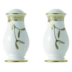 Golden Leaves Salt Pepper Shaker Gold