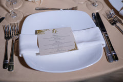 Square Dinner Menu