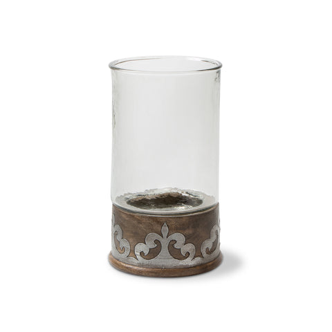 GG Collection 12.5"H Wood Metal Candleholder - 20% OFF