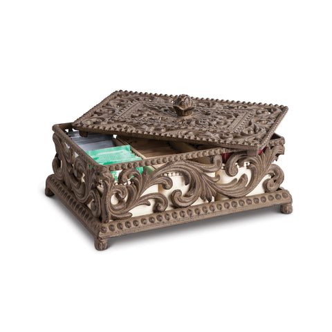 GG Collection Acanthus Tea Box; 5 Ceramic Ho - 20% OFF