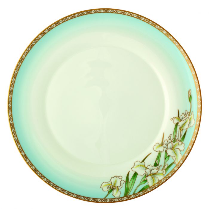 Iris Dinner Plate Gold