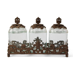 GG Collection 19.5"L Provencial Triple Glass - 20% OFF
