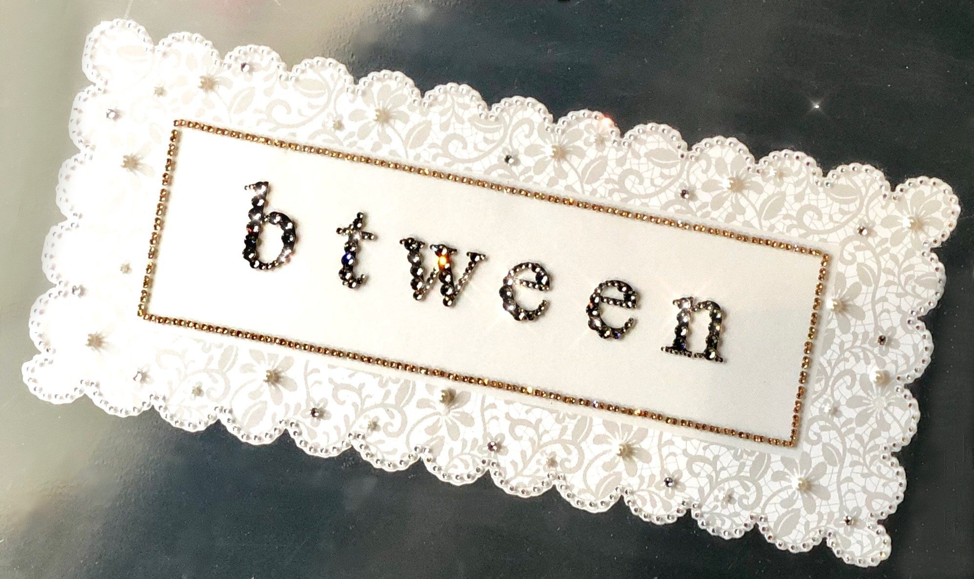 Keepsake Swarovski Plaque - Branded Logo