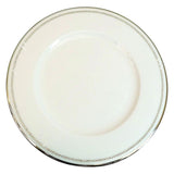 Knightsbridge Crystal Dinner Plate&#44; Platinum