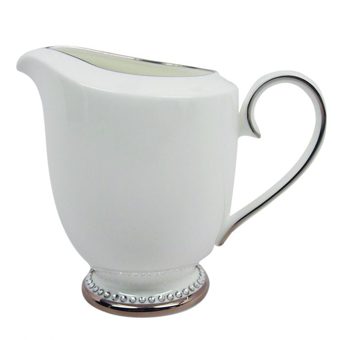 Knightsbridge Crystal Creamer&#44; Platinum