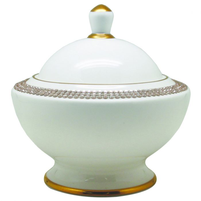 Knightsbridge Gold Sugar Bowl&#44; Gold