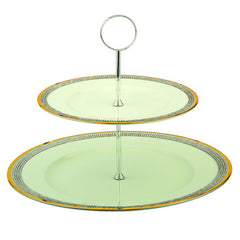 Knightsbridge Gold 2-Tier Cake Stand