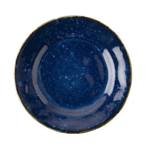 Puro Dappled Cobalt Dessert/Salad Plate