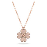 Latisha pendant, Flower, Pink, Rose gold-tone plated LAST IN STOCK