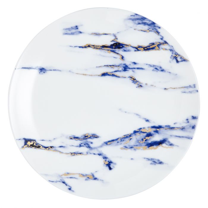 Marble Azure 4 Piece Set (Dinner Salad Mug Cereal Bowl)