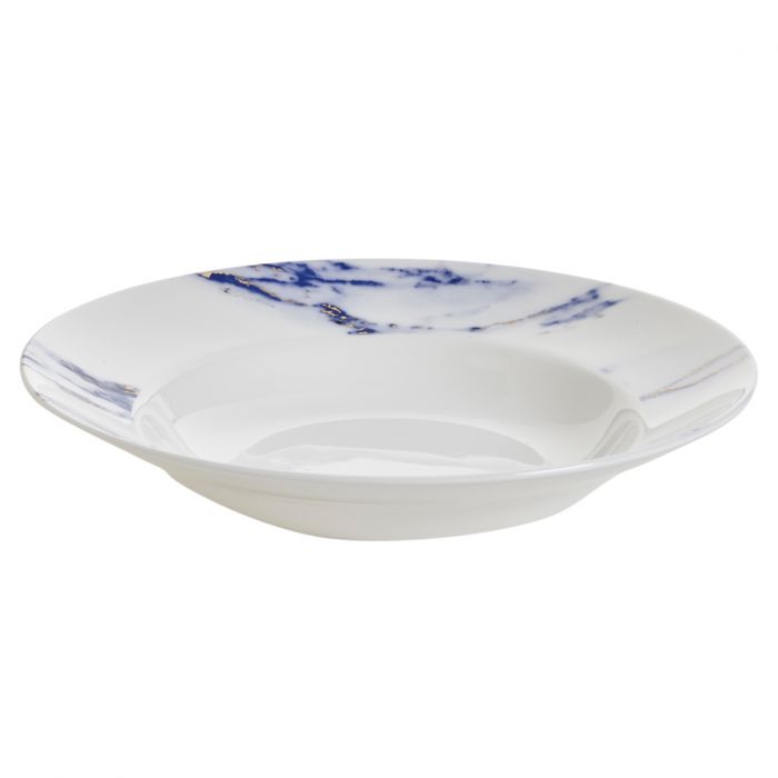 Marble Azure Soup Bowl