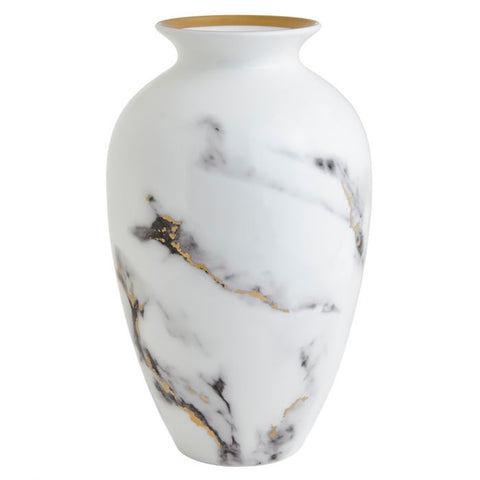 Marble Venice Fog 12" Urn Vase