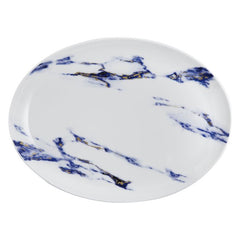 Marble Azure 14 Oval Platter