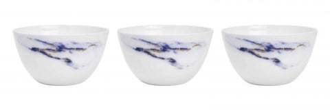 Marble Azure Nut - Olive Bowl / All Purpose Set of 3