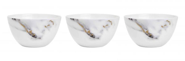 Marble Venice Fog Nut/ Olive/ All Purpose Bowl (Set of 3)