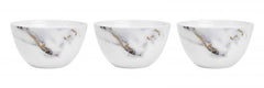 Marble Venice Fog Nut/ Olive/ All Purpose Bowl (Set of 3)