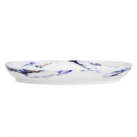 Marble Azure 16 Deep Oval Platter