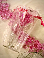 Personalized Martini Glass Gift Favor