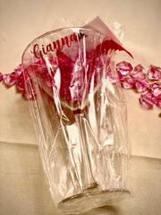Personalized Martini Glass Gift Favor