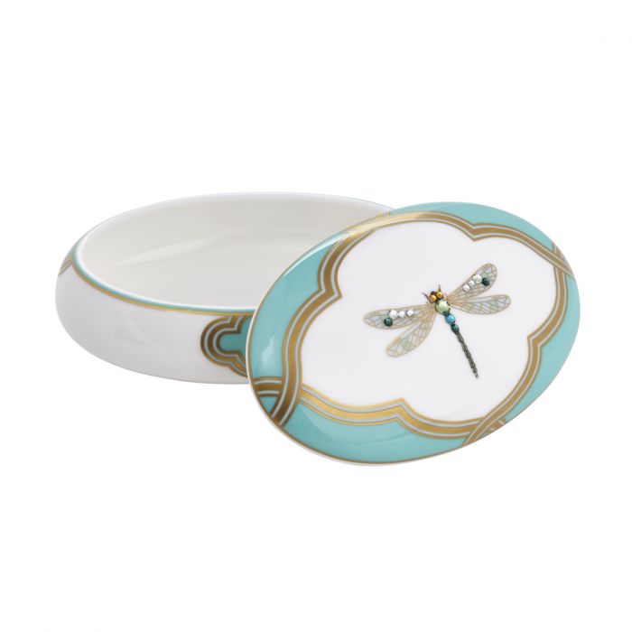 My Dragonfly Oval Jewelry Box