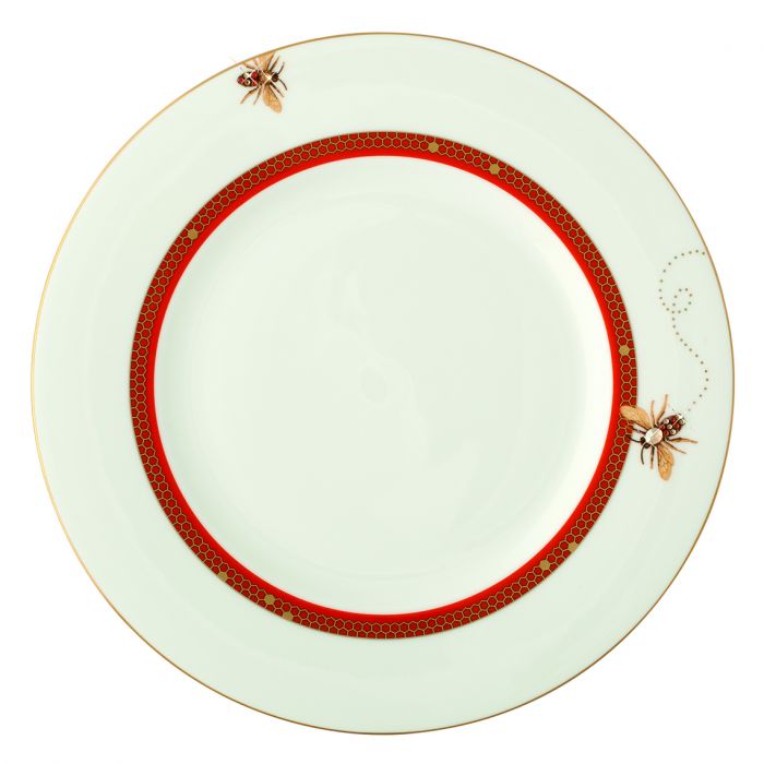 My Honeybee Salad / Dessert Plate Gold-Orange