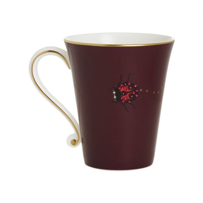 My Ladybug Mug Gold-Burgundy