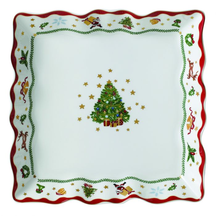 My Noel 9" Lace Square Tray