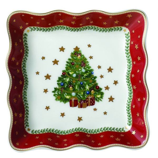 My Noel 4" Lace Square Tray