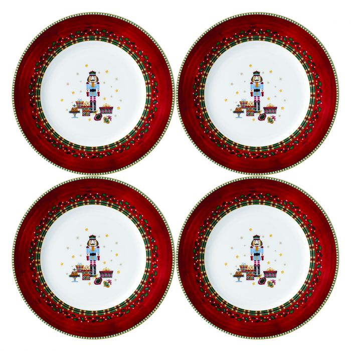 Nutcracker Salad / Dessert Plate (Set of 4)