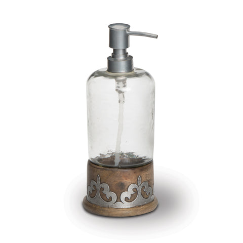 GG Collection Wood And Metal Soap Dispenser - 20% OFF