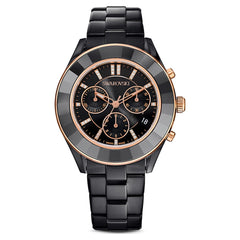 Octea Lux Sport Watch, Metal Bracelet, Black Pvd