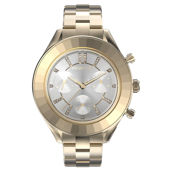 Swarovski Octea Lux Sport Watch, Metal Bracelet, White, Gold-tone Pvd - 25% OFF