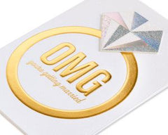 OMG Ring Funny Wedding Greeting Card